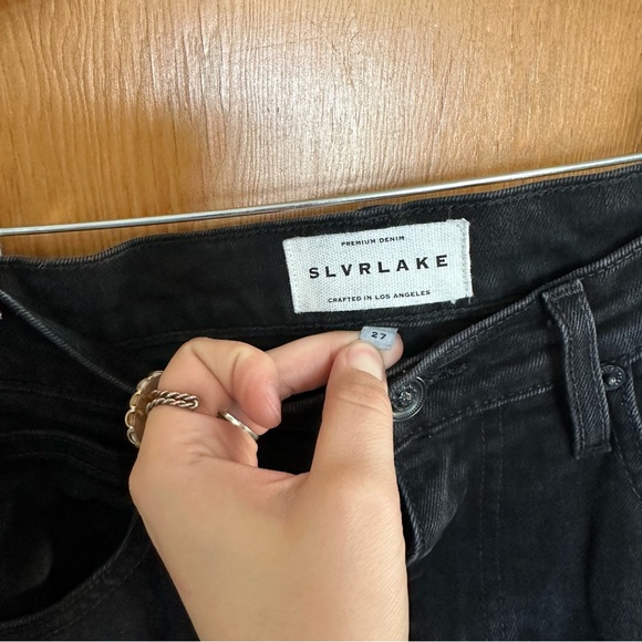 slvrlake beatnik high rise slim skinny leg jeans - Picture 6 of 8